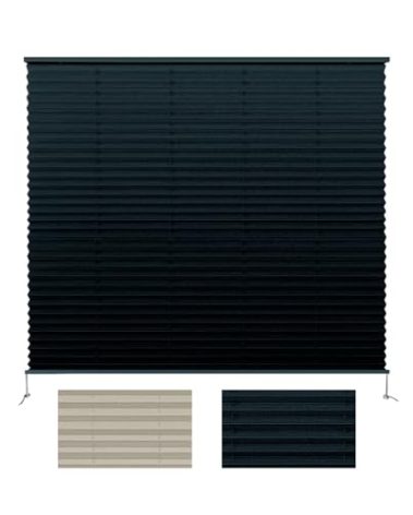 SHADEPLUS RV Blinds,RV Pleated Shades,RV Window Shades,Camper Blinds,RV Window Blinds for RV Camper Travel Trailers Motorhome's Window 20" W x 38" L Black