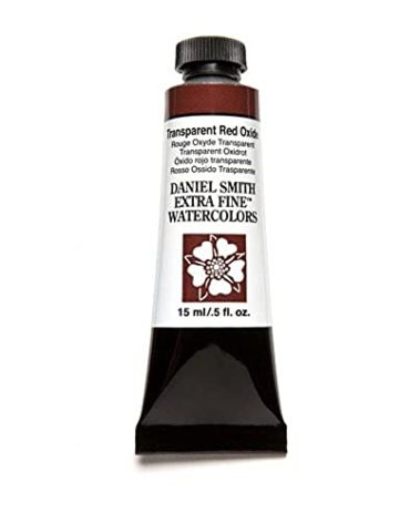 Daniel Smith 284600130 Extra Fine Watercolor 15ml Paint Tube, Transparent Red Oxide, 0.5 Fl Oz (Pack of 1)