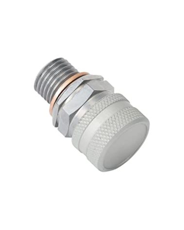 Stahlbus Oil Drain Valve Plug M16x1.5x12mm Steel - CLEAN, EASY, NO TOOL Oil Change - Include Oil Drain Plug, Washer, Cap, Connector, Silicone Hose