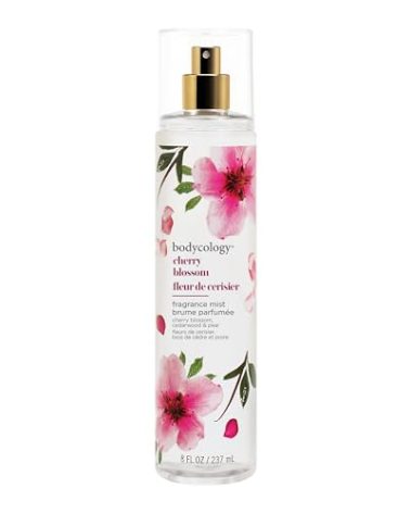 Bodycology Long-Lasting Fragrance Body Mist, Cherry Blossom, 8 fl oz
