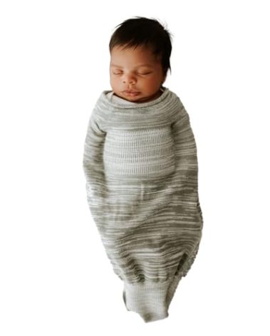 Swaddelini Large Swaddle Sleep Sack (Grey)