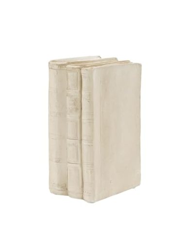 Guichifun Faux Books Living Room Decor - Resin Cute Cream Farmhouse Decor Fake Modern Fashion Decorative Books Set for Office Mantle Shelves Coffee Table Decor 4.2 * 2.7 * 6.2 Inch