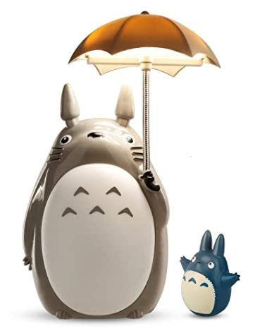 BATVOX Totoro Umbrella LED Night Light Kid's Character Lamp USB Charge (White Belly) Bonus Totoro Tumbler