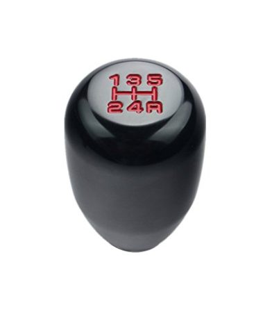 DEWHEL 5 Speed Manual Gearbox Shift Knob M12x1.25 Screw On Aluminum Black