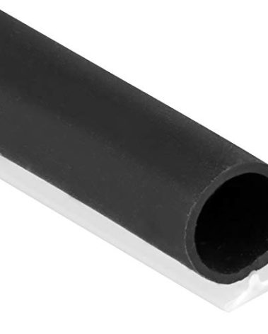 T-Slot Mount Window Weatherstrip Seal 5/16" Bulb Bubble for 3/16" Slot Receptacle 3 Colors & 5 Length Options (50', Black)