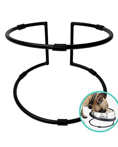 Enhanced Pet Bowl Stand - New Anti-Skid Feature - Dog and Cat Bowl Stand Exclusively for Use with The Corresponing Size Enhanced Pet Bowl (Medium)