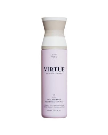 VIRTUE Full Sulfate Free Volumizing Shampoo Thickens Hair, Safe for All Hair Types, Color Safe
