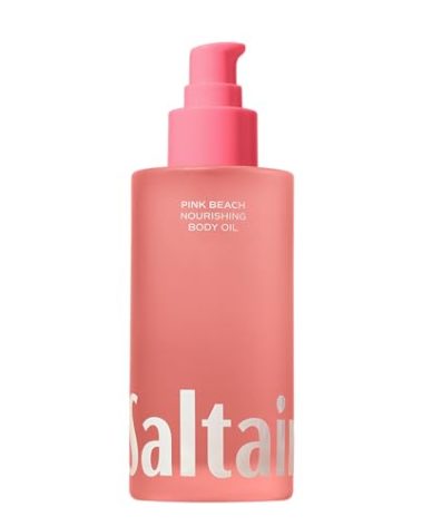 Saltair Body Oil. Luxurious Pink Beach After Shower and Bath Oil Moisturizer for Women. Botanical, Non-Greasy, and Well-Absorbing Lotion for Hydrating Dry Skin. 4oz Pump Bottle