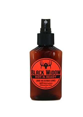 Black Widow Deer Lures R0083 Red Label Southern, Hot-N-Ready 3oz. Standard Doe Estrus