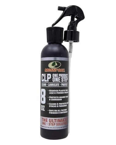 CLENZOIL MOSSY OAK CLP Gun Cleaning Oil | All-in-One Cleaner, Lubricant & Protectant | One-Step Gun Oil | 8 oz Trigger Spray Bottle