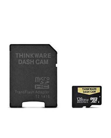 Thinkware TWA-SMU128 THINKWARE UHS-I 128 GB MICROSD Card | MLC NAND | Anti File Corruption | for Dash Cam, 128GB