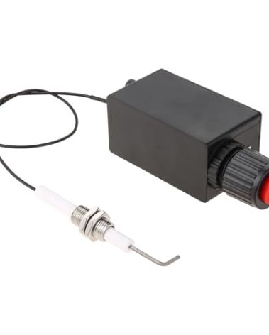 Igniter Push Button Ignition Kit - AA Igniter with 11.8" Electrode Wire High Effiency Pulse Ignition Kit for Gas Fire Pits, Grill, Stove, Fireplaces, Pation Heater