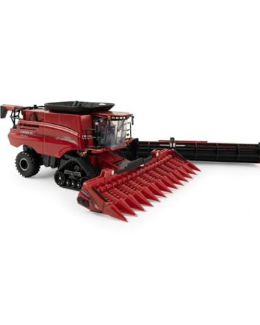 1/64 Case IH 7250 Tracked Combine with Corn & Grain Heads Prestige Collection 44327