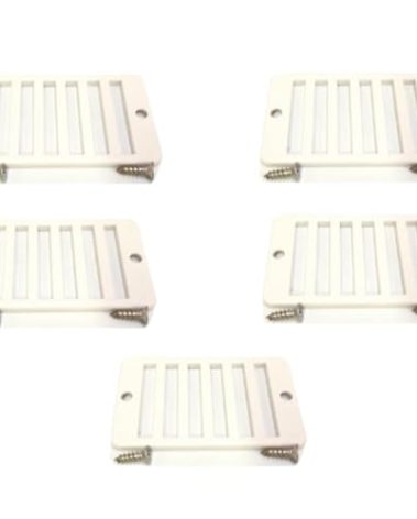 Southeastern 5 Pack Swimming Pool Deck Drain Rectangular Grate 2x4 with Screws Replacement for Hayward(R) SP1019BA