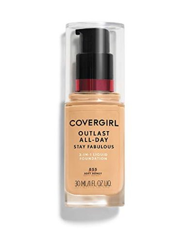 COVERGIRL Outlast All-Day Stay Fabulous 3-in-1 Foundation Soft Honey, 1 oz (packaging may vary)
