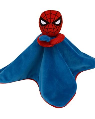Marvel Spiderman Blue and Red Super Soft Security Baby Blanket