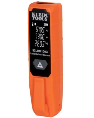 Klein Tools Laser Distance Measure, Measures in Feet, Inches, Meters