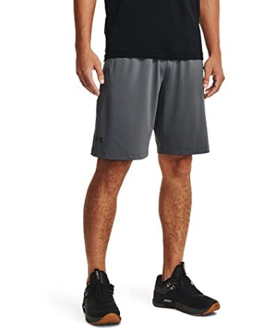 Under Armour Men's Raid 2.0 Gym Shorts, Pitch Gray (012)/Black, Large Tall