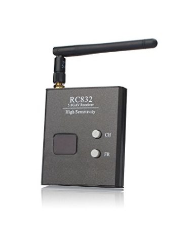 AKK 5.8G RC832 Mini FPV Receiver Double-Screen Display for FPV Quadcopter Drone