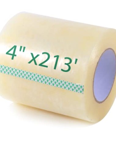 Pueatte Greenhouse Repair Tape, 6.3 mil Thickness Greenhouse Plastic Tape, Clear UV Resistant Greenhouse Sheeting Coverings Film Tape(4inX213ft)