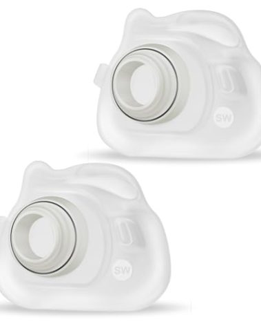 2 Packs Reliable Silicone Cushion for AirFit F40 Full Face Replacement Cushion (Small Wide)