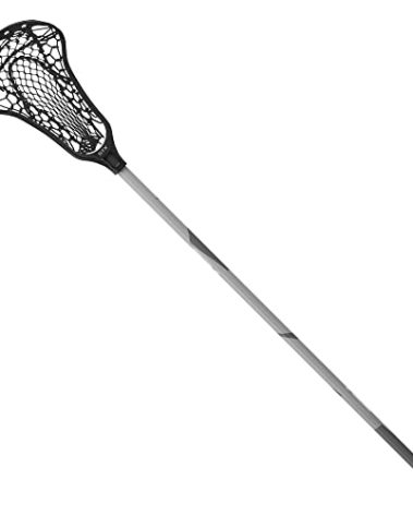 STX Lacrosse Women's Crux 400 Complete Stick with Crux Mesh 2 Pocket, Black
