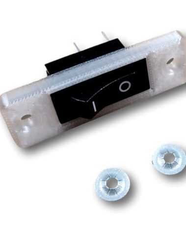 Aftermarket Replacement Jenn Air Fan Switch Cooktop/Stove/Range - 2 Wires (Black)