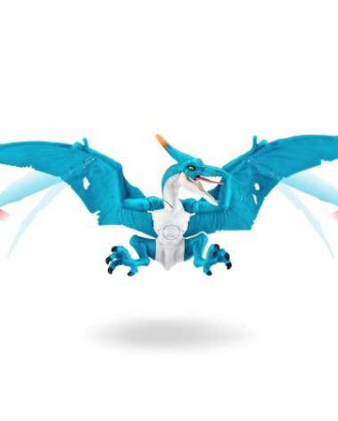 Robo Alive Dino Action Pteradactyl by ZURU Dinosaur Toys, Real Biting Action, Lifelike Roars Sound, Battery-Powered Robotic Interactive Electronic Reptile Toy for Boys