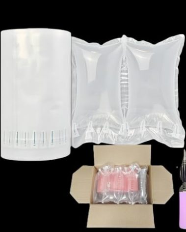 LIWNYRK Air Packing Pillows 500 Count Inflatable Air Pillows for Shipping with Pump 4.7" x 7.8", Box Filler Purse Stuffer to Keep Shape, Great Alternative to Packing Peanuts