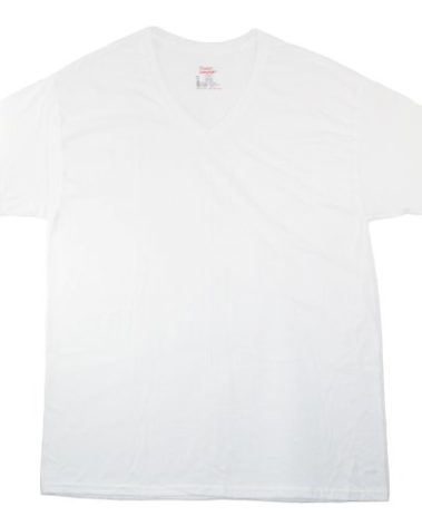 Hanes mens Tagless Cotton V-neck – Multiple Packs and Colors Undershirt, White - 3 Pack, XX-Large US