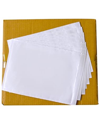 1000 PCS 7"x 10" Clear Self-Adhesive Packing List Envelopes - Plastic Shipping/Mailing Pouch Enclosed Bags for Packing Slips Invoice Label