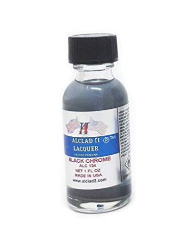 Alclad II Lacquers Black Chrome Laquer, 1oz, ALC124