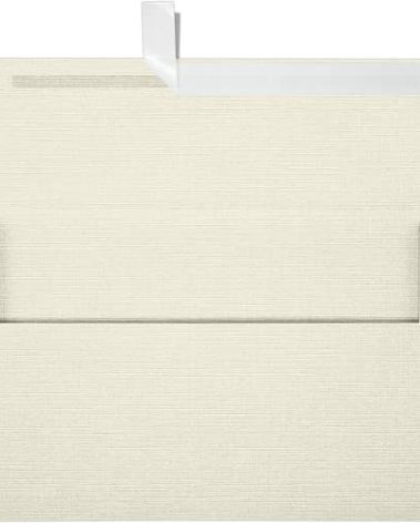 LUXPaper A10 Invitation Envelopes | Peel & Press | 6" x 9 1/2" | Natural Linen | 32lb Paper Weight (80lb. Text) | 50 Qty