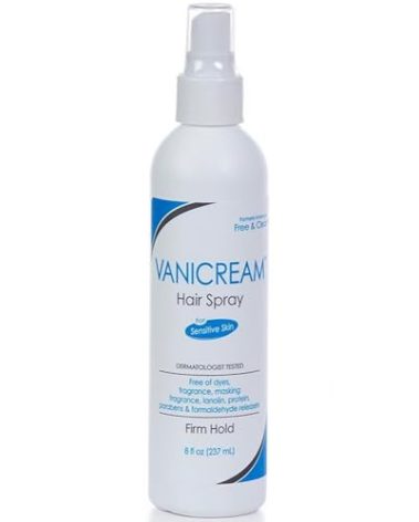 Free & Clear Styling and Finishing Hair Spray for Sensitive Skin 8 Ounces