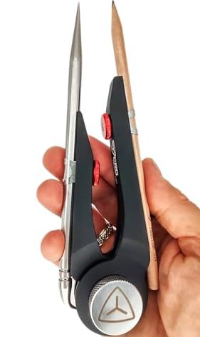 Yerg Tools Skrȳb (Anodized Aluminum), Woodworking Scribe Tool Divider - Carpentry, Flooring, Cabinets, Metal Working, Van Conversions, Boat Building (6065 Aluminum)