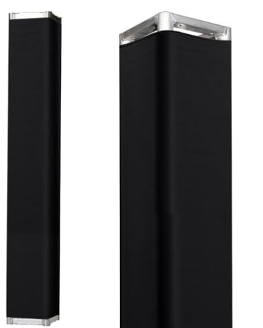 2PCS Thick Black Truss Cover - High Elasticity Scrim Sleeve for 6.56 ft x 12 in Box Truss - Ideal for Wedding, Performance,Concert Decorations