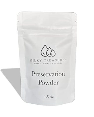 Milky Treasures Preservation Powder for DIY Breastmilk Jewelry | Breastfeeding Keepsake | New Mom Gifts for Pregnant Women | Mix with UV Resin or Epoxy | Mother's Day (1.5 oz)…