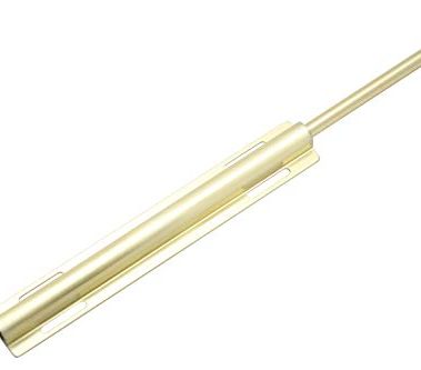 12" Valet Rod Standard for Closet Satin Brass SB Metal