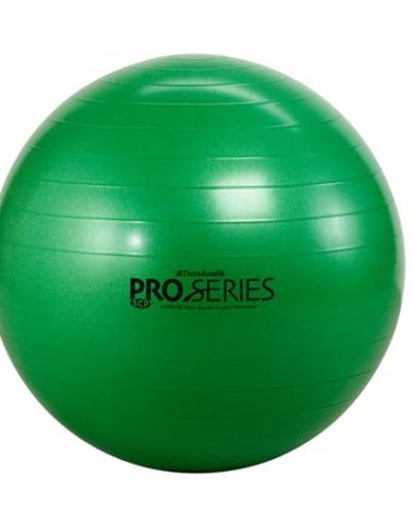 THERABAND Pro Series Exercise Ball, 26" Green Stability Trainer for 5'7"–6'1" Users, Anti-Burst Yoga & Pilates Ball, Balance & Core Trainer, For Athletes Fitness at Gym & Home