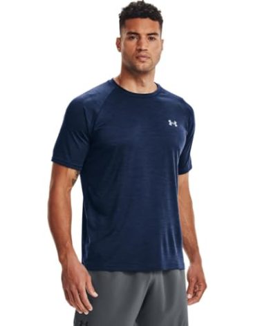 Under Armour Men's Velocity 2.0 Short Sleeve T Shirt, (408) Academy / / Mod Gray, XX-Large