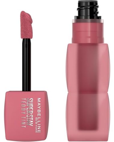 Maybelline Super Stay Teddy Lip Tint, Long Lasting Matte Lipstick For Up To 12HR Wear, Kneehigh, 1 Count