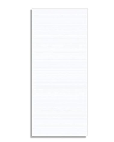 80lb White Linen Textured 4" x 9" Business Note Cards - 100 Blank Cards for Menu Cards, Program Cards, Rack Cards
