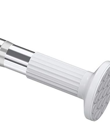 Umimile Tension Curtain Rod, 51-165 inches Adjustable Spring Shower Tension Curtain Rod, Stainless Steel Closet Rod for Windows or Shower, No Drilling, No Rust, Easy to Install