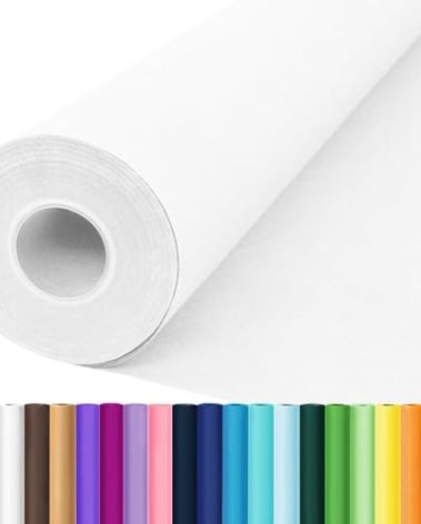 36" x 3600" (300') White Craft Paper Roll, Bulletin Board Construction Kraft Paper for Gift Wrapping Bouquet Flower Art Decorative Kids Drawing Coloring Painting Chart Easel Poster Packing 80GSM 55LB