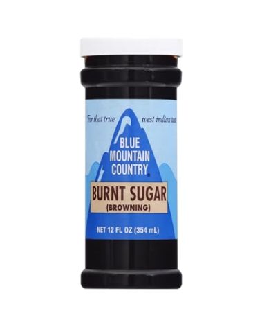 Blue Mountain Country Browning (Burnt Sugar) – 12 oz Bottle | Traditional Jamaican Flavoring & Coloring for Stews, Sauces, Gravies & Baking