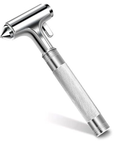 Tesheer for Tesla Glass Breaker Window Breaker Seatbelt Cutter Safety Hammer Car Window Breaker Tool Seatbelt Cutter Emergency Rescue Tools Metal Window Hammer Car Accessories