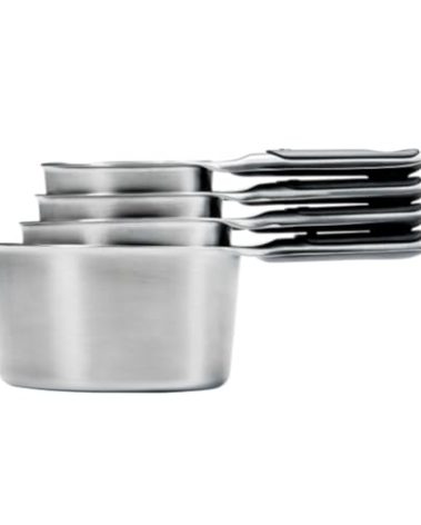 OXO Good Grips 4 Piece Stainless Steel Measuring Cups with Magnetic Snaps
