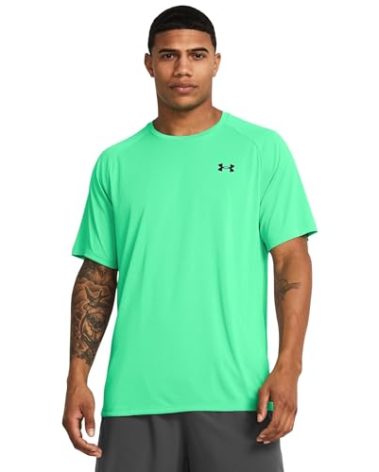 Under Armour Men's Tech 2.0 Short-Sleeve T-Shirt, (300) Vapor Green / / Black, 5X-Large