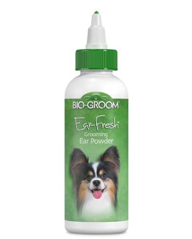 Bio-groom Ear-Fresh Dog Grooming Ear Powder - Cat & Dog Ear Cleaner, Bathing Supplies, Puppy Wash, Cruelty-Free, Made in USA - 24 g 1-Pack