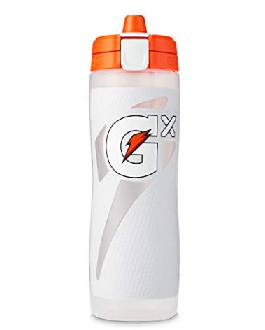 Gatorade Gx Plastic Squeeze Bottle, White, 30oz